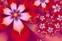 pic for Red Flower Pattern 480x320